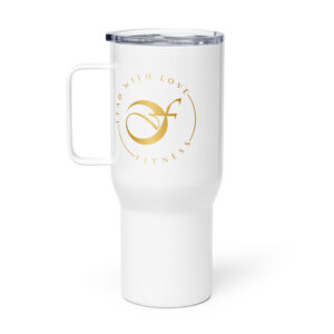 Travel mug with a handle