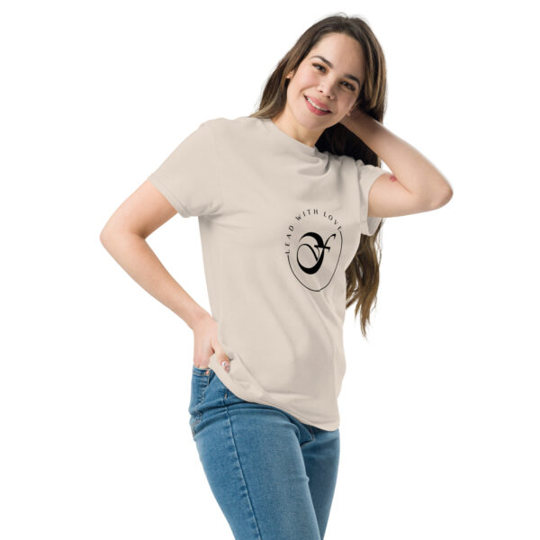 Unisex classic "Lead with Love" tee - Image 6